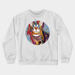 Chubby floppy cat Crewneck Sweatshirt